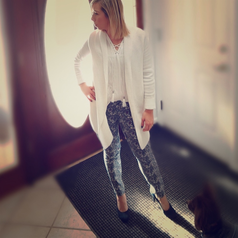 J. Crew liberty floral print jeans